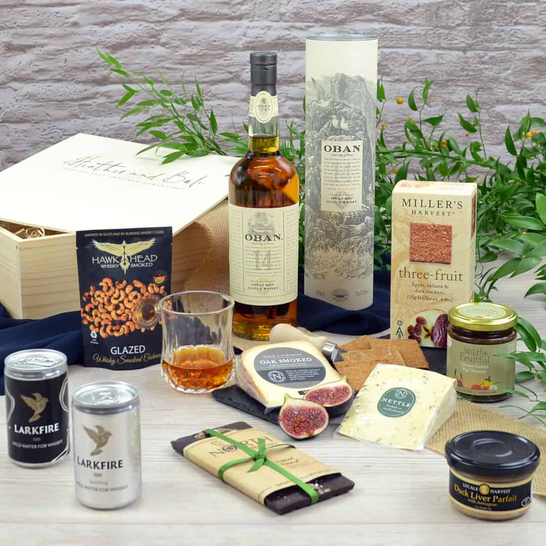 Whisky GiftOban 14 Whisky Hamper. A gift for lovers of single malt
