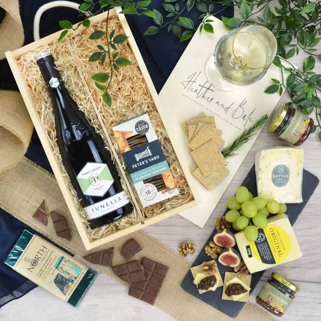 White Wine and Cheese Hamper