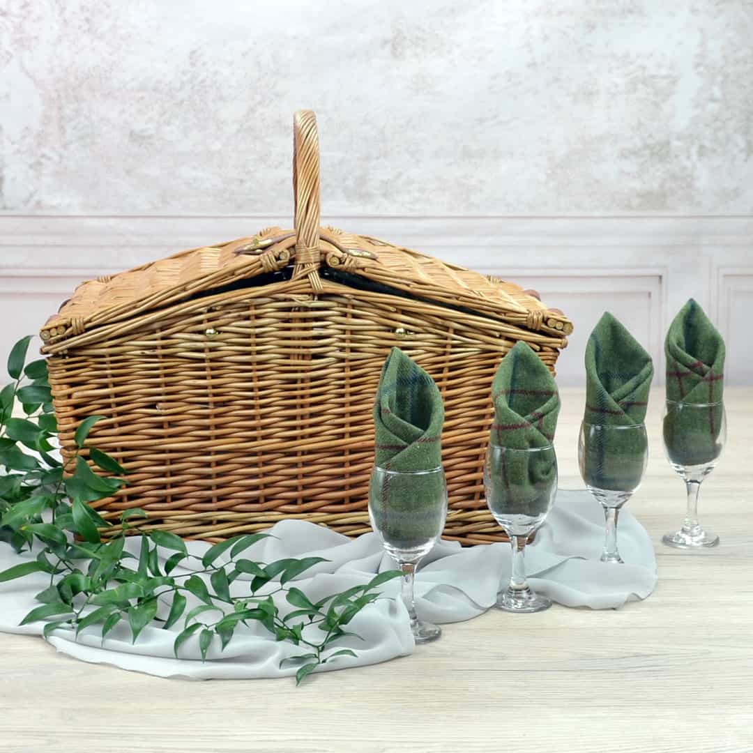 Fitted Picnic Basket for 4