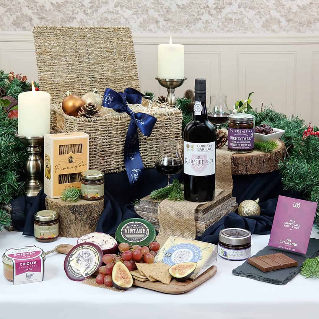 Port and Stilton Christmas Hampers